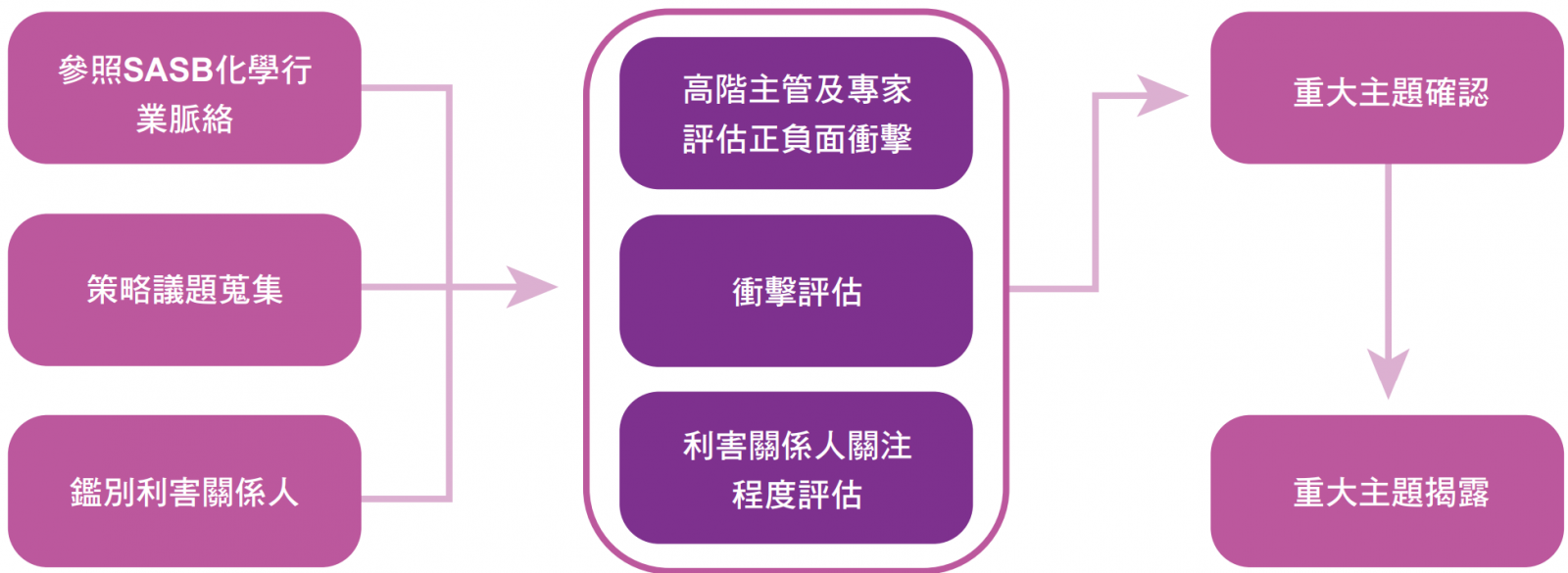 重大主題鑑別流程
